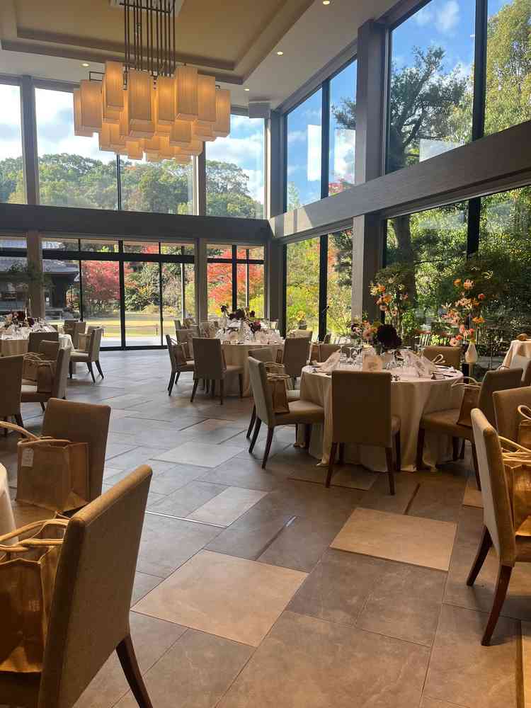 母屋の横にある披露宴会場です。