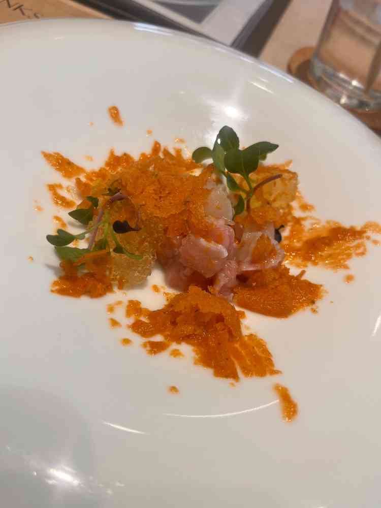 試食の前菜とてもおいしかった