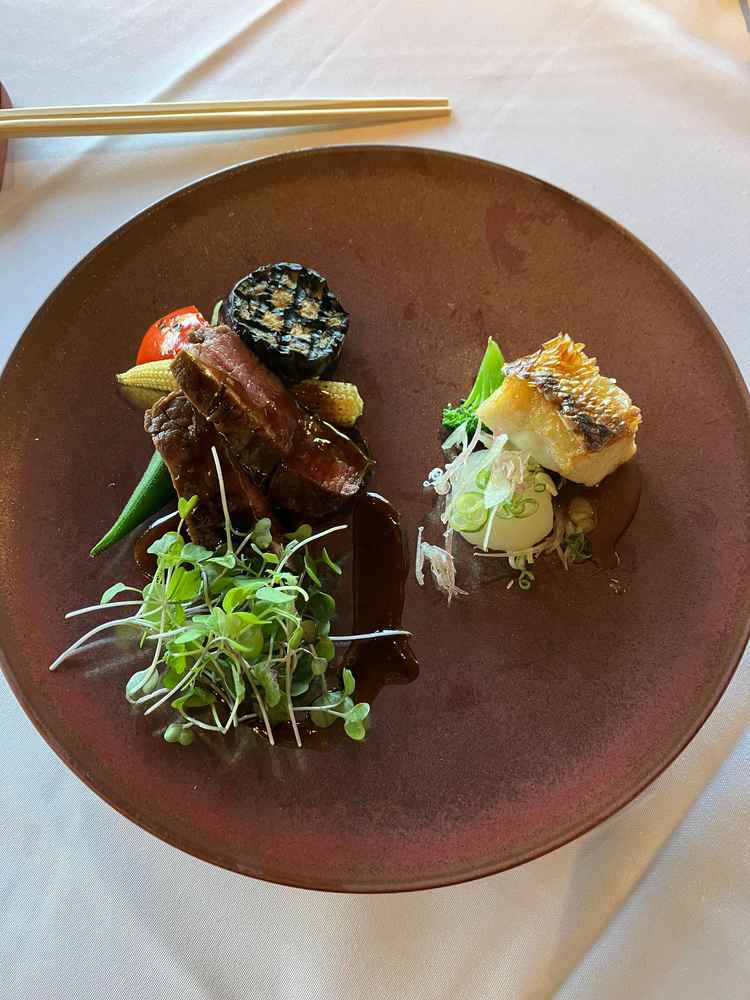 メイン。お魚がすごく美味しかった。