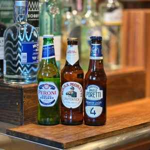 ウェルカムドリンクにはランクアップでイタリアンビール3種も選択できるのが嬉しいです。