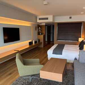 宿泊する場所はとても綺麗。挙式前準備もこちらでできるとのことでした。