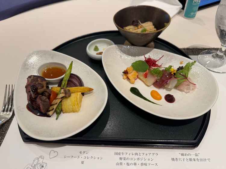 試食させていただいたワンプレート。〆の穴子のお茶漬けが絶品。