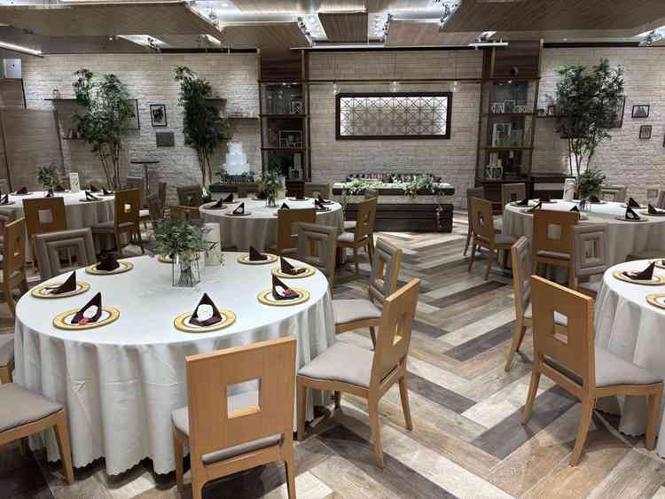 自分たちが最も気に入った宴会場。ディズニーコンセプトがやりやすそう。