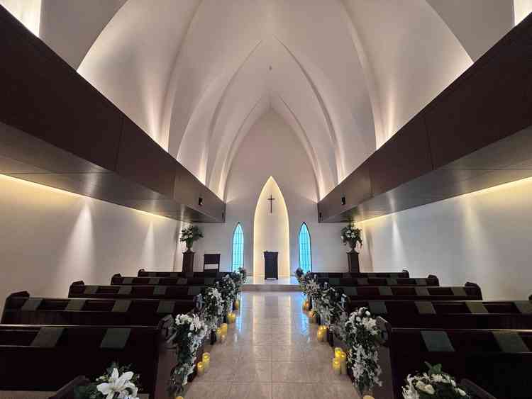 教会内の写真です。