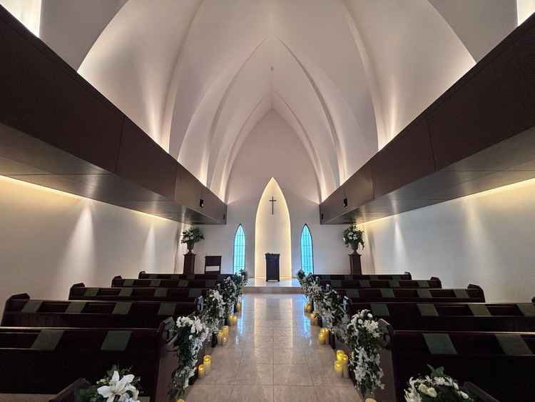 教会内の写真です。