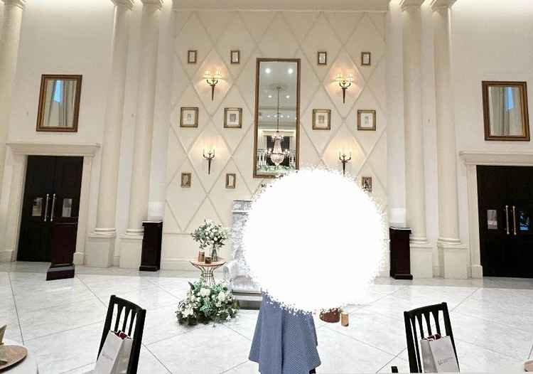 披露宴会場も明るい印象で良かった。