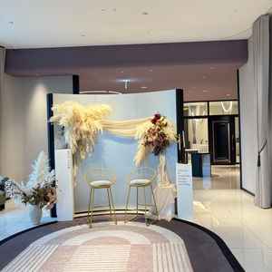 披露宴会場前のウェルカムスペースです。