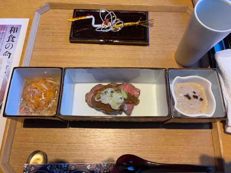 試食で頂いた料理。和食がメインで、とても美味しかったです。