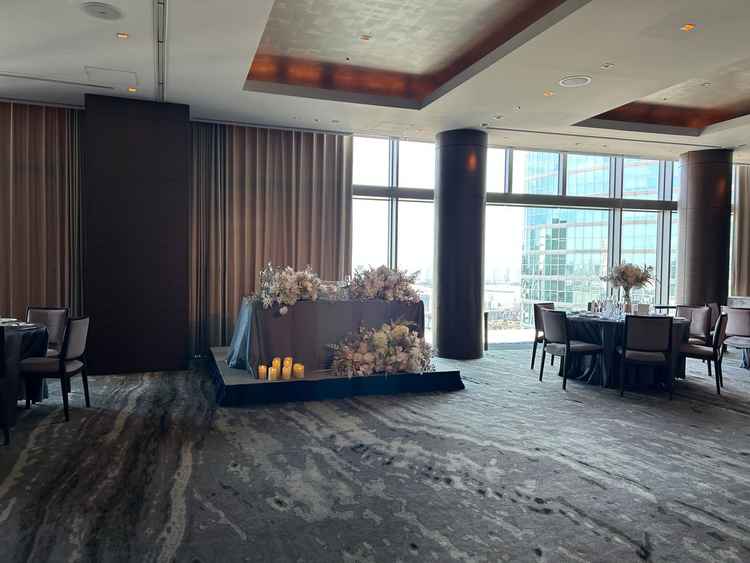 中華レストランを披露宴会場として利用可能。