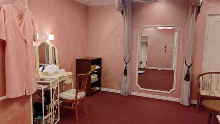 ブライズルームも見せていただけました。可愛らしいです。