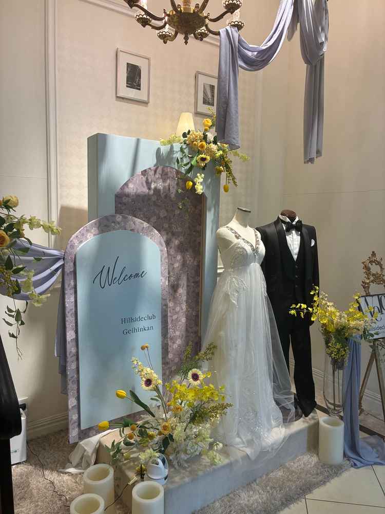 説明室の入り口も華やかですてきでした！