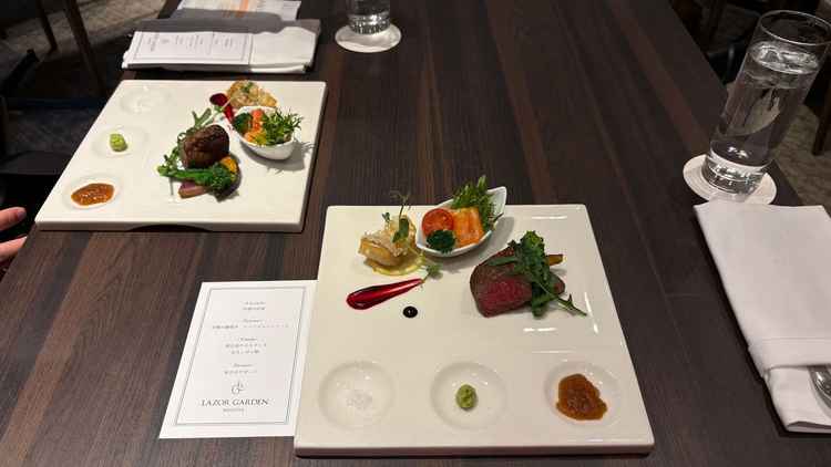 試食（前菜、メインのワンプレート）