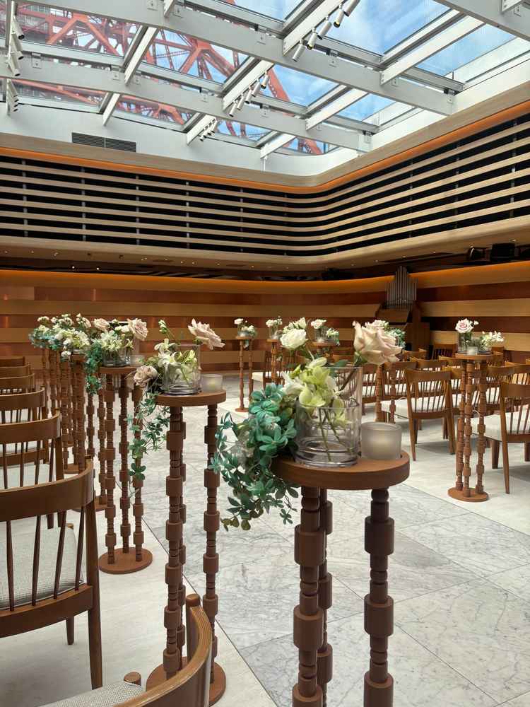 挙式場のイメージ。