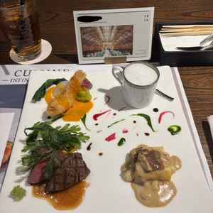 試食はとても美味しかったです。ワンプレートにまとめてもらいましたが、当日は一品ずつ順に提供されます。