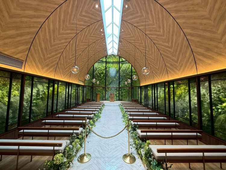 緑が多く開放感がありとても素敵でした。