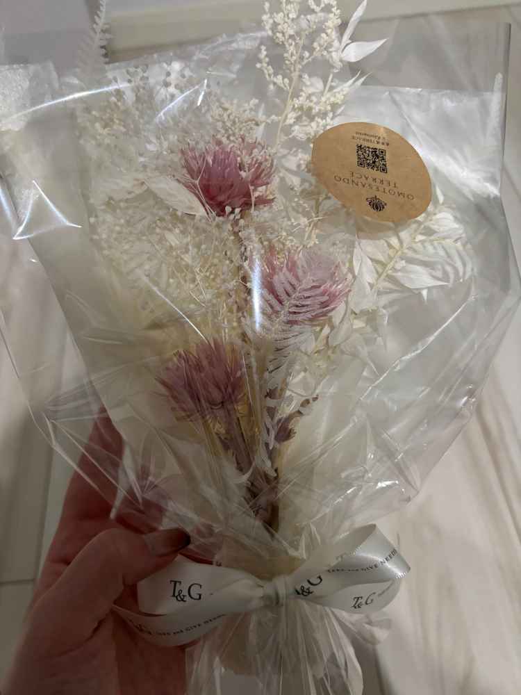 担当してくださったプランナーさんが、私たちをイメージしてブーケを作ってくださいました。