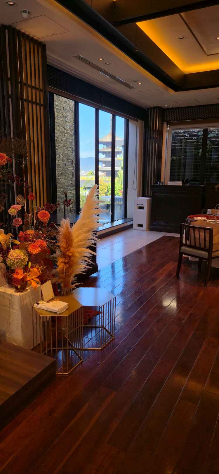 3枚目と同様の会場で、京都らしい景色も見ることができました