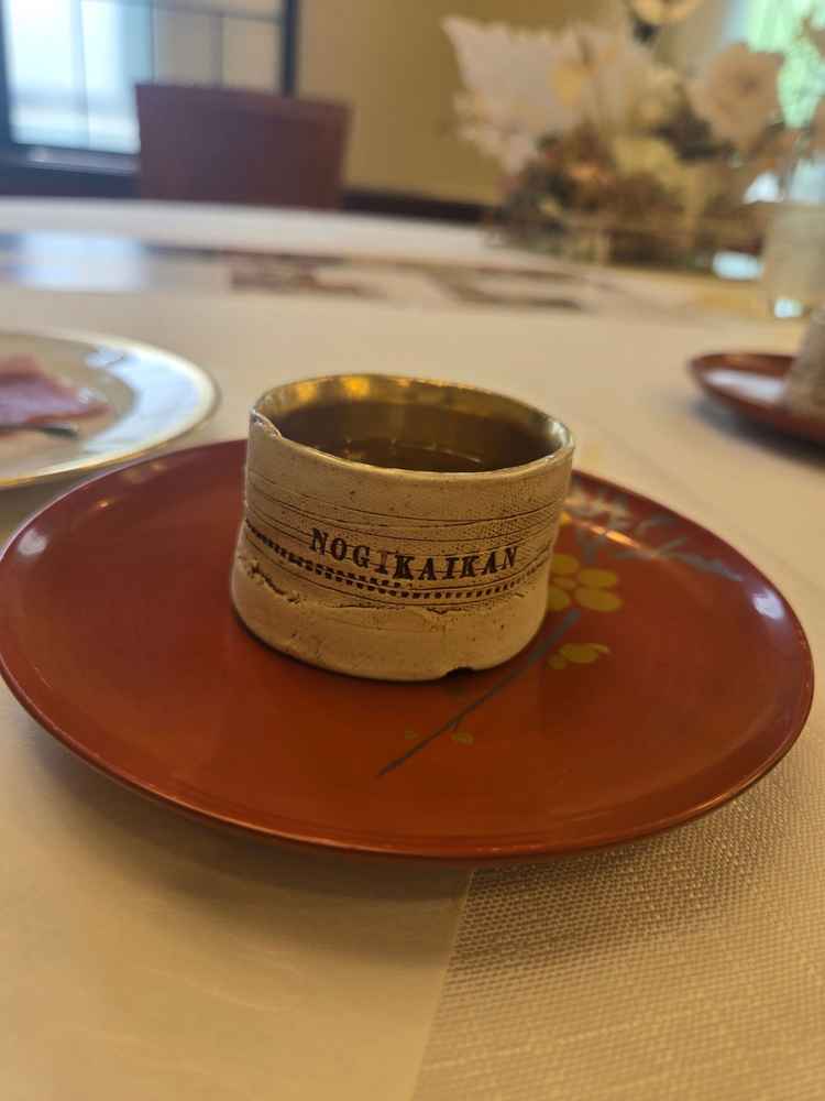試食でいただいた、こだわりのお出汁。