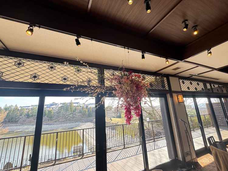 30人〜の会場 この日の飾りが素敵だったので