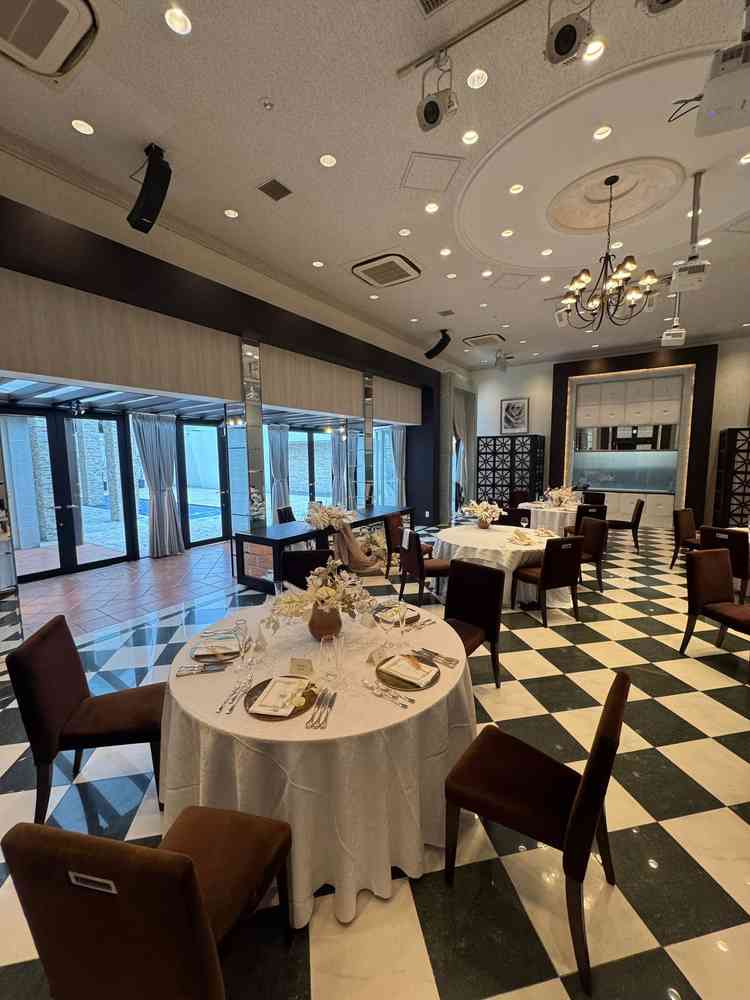 少人数の披露宴会場。自分たちの規模感にはピッタリでした。