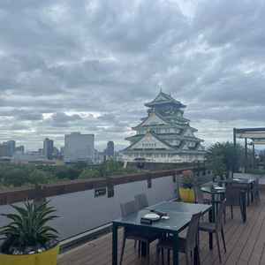 大阪城がこれだけ近くで見られるのはやっぱりここならではのポイントだと思います。