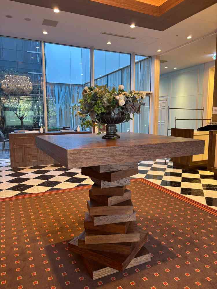 入り口入って正面。ウェルカムボードなどを飾ってゲストなどを迎え入れられる。