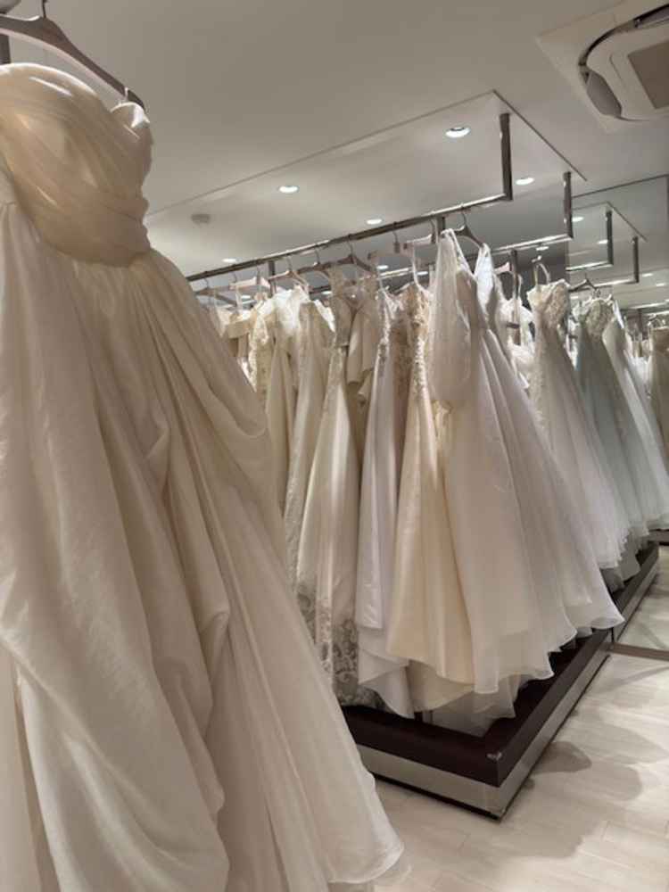 ドレスの種類は大阪一ということなので選択肢が多くてよかった.