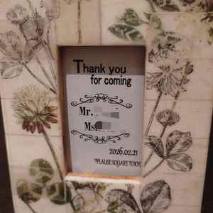 白×自然、という、建物全体がこのウェルカムボードのような雰囲気でした