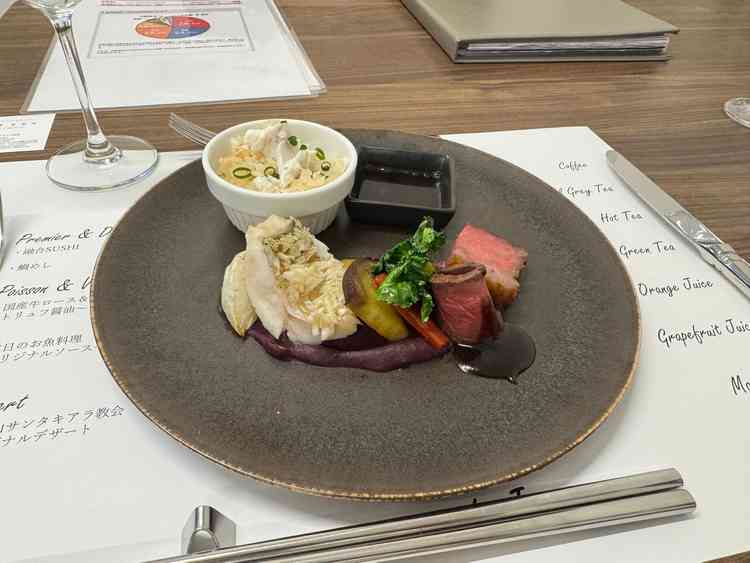 試食の写真です。