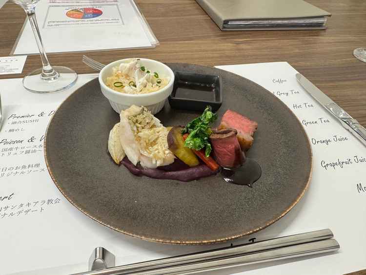 試食の写真です。