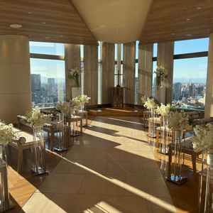 チャペルの写真。一面に景色が広がっていてとてもきれい。