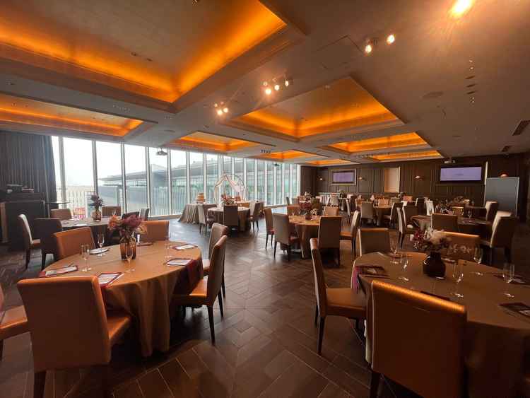 中規模の披露宴会場です。