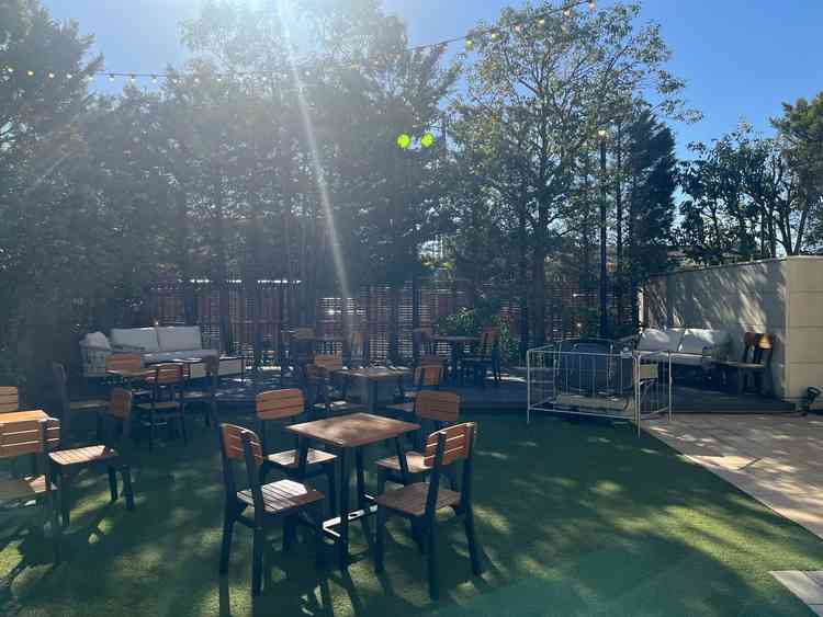 ２つ目のガーデン。こちらも緑あふれる良い雰囲気でした。