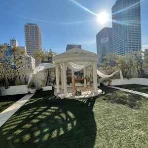 ガーデン！みんなで話したり、写真を撮ったりできるスペース！