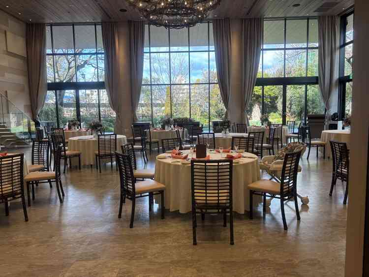 1階の披露宴会場