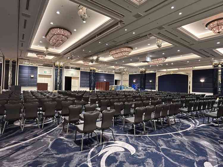 大規模な披露宴会場