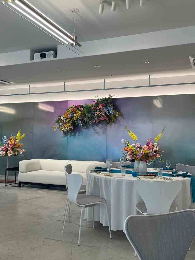 披露宴会場の内観