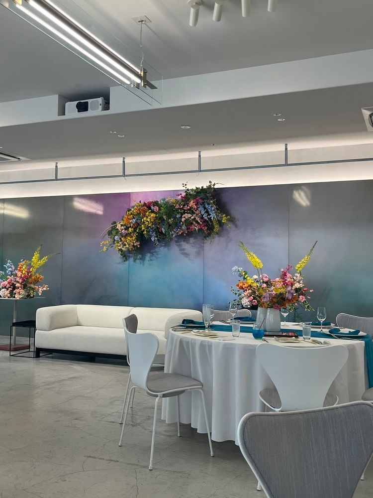 披露宴会場の内観