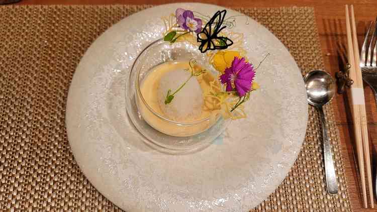 試食のお料理は見た目鮮やかでした