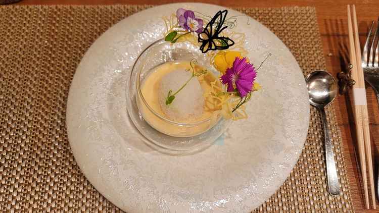 試食のお料理は見た目鮮やかでした