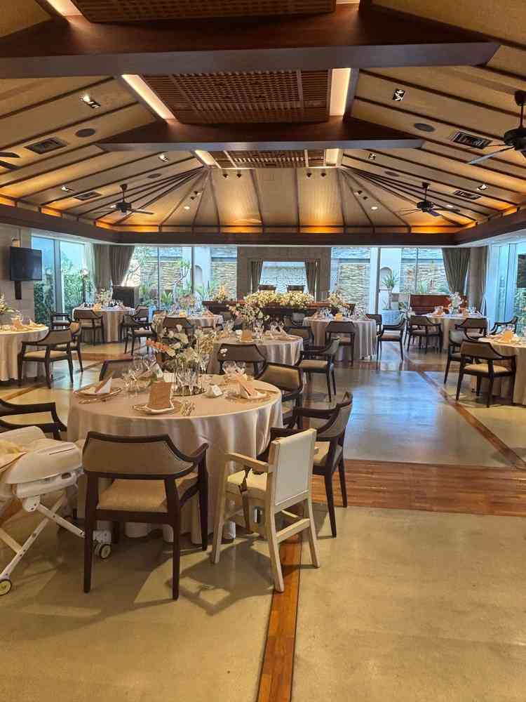 1番最初に見た披露宴会場