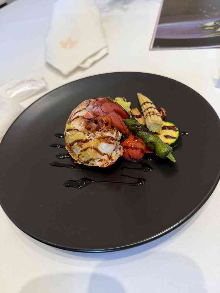 エビの試食メニューです。