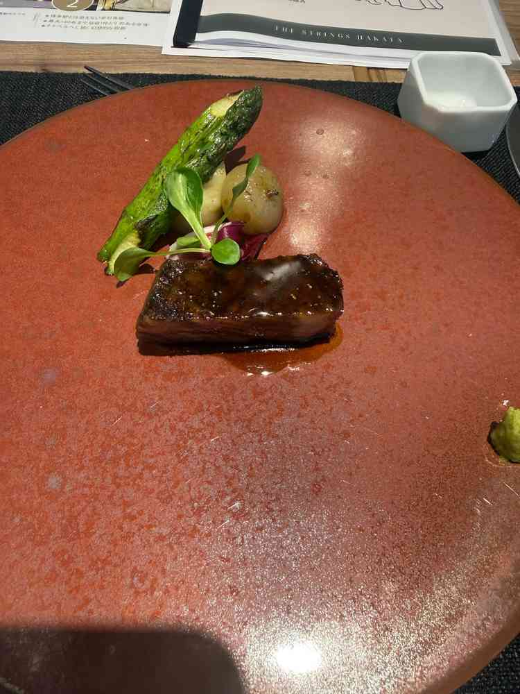 黒毛和牛サーロインを試食した。他にも5品ほど試食できたがこれが1番美味しく肉が柔らかく食べやすかった