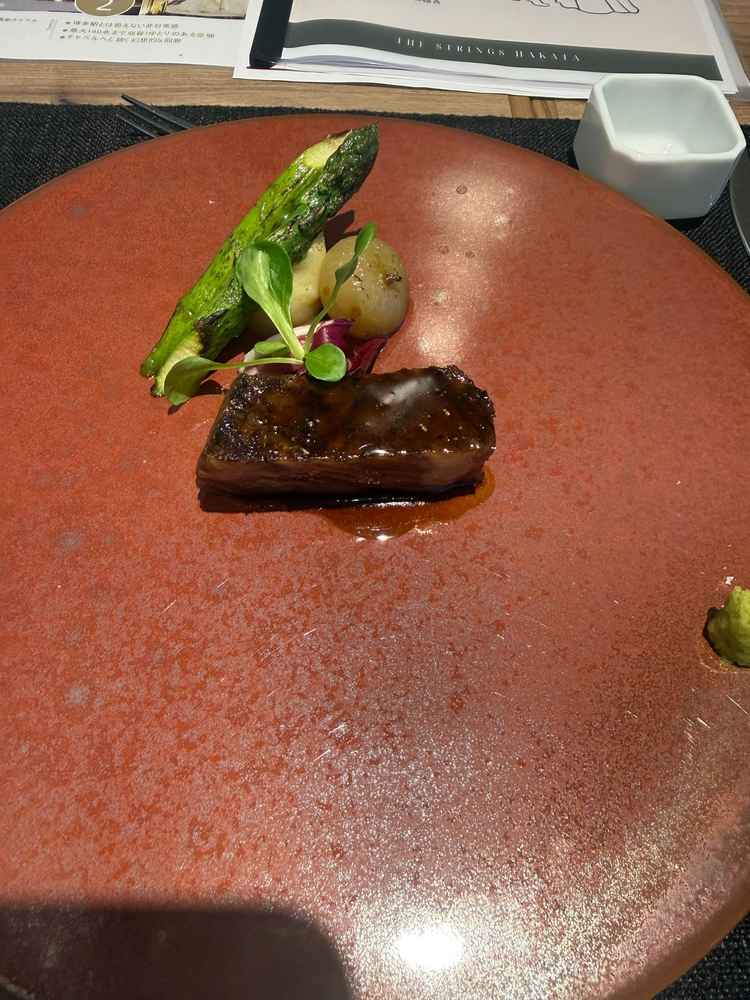 黒毛和牛サーロインを試食した。他にも5品ほど試食できたがこれが1番美味しく肉が柔らかく食べやすかった