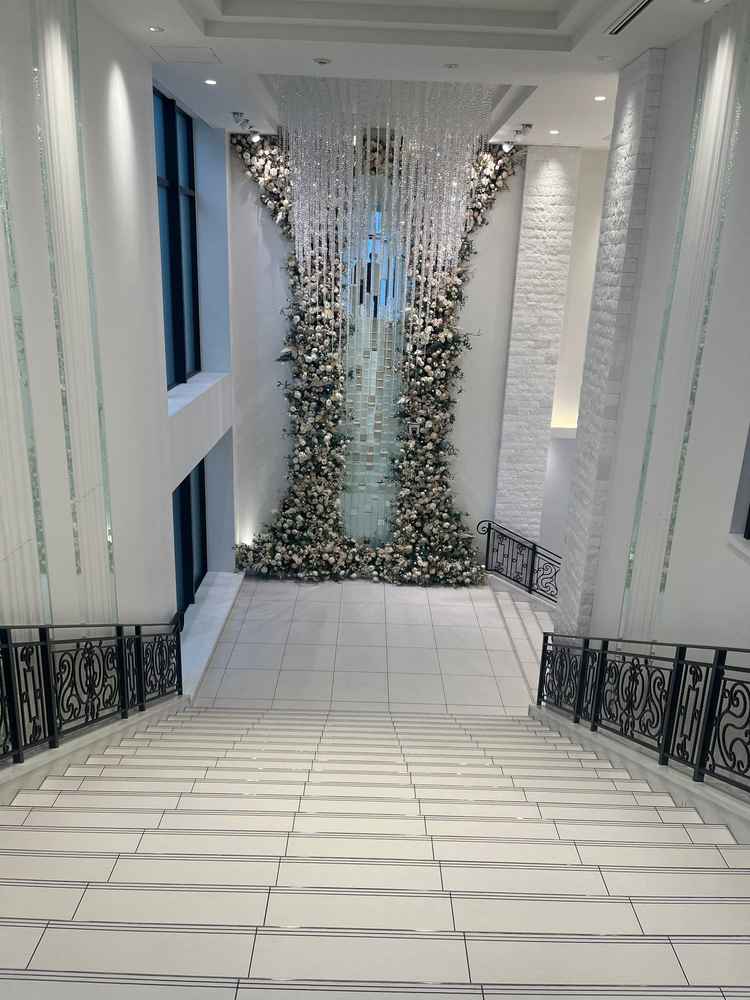 フラワーシャワーができるところ。