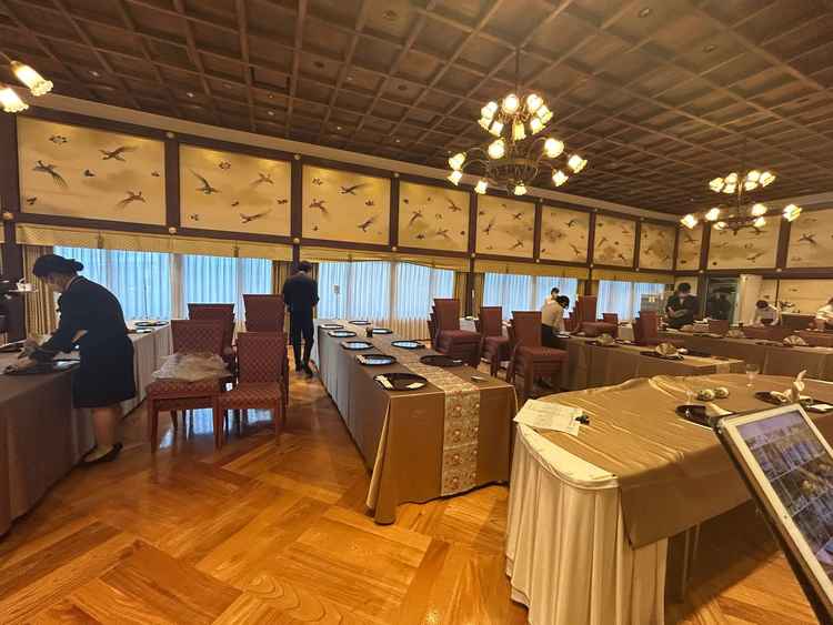 金鶴の披露宴会場