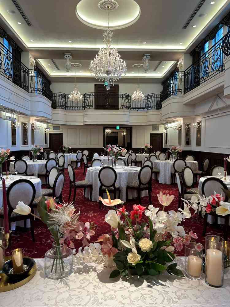 新郎新婦の席から見た景色