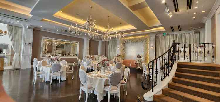 可愛らしいコンセプトの披露宴会場もあります