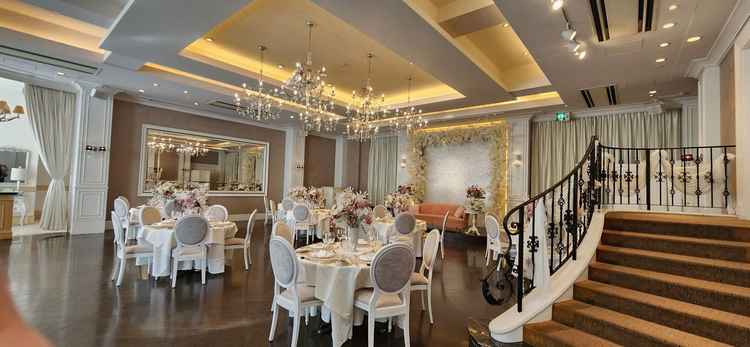 可愛らしいコンセプトの披露宴会場もあります