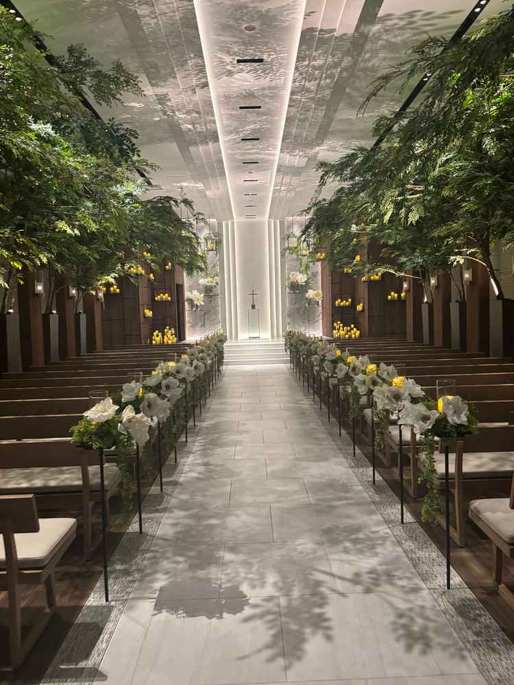 木目調と沢山の緑で、落ち着いた雰囲気の中に迫力がありました